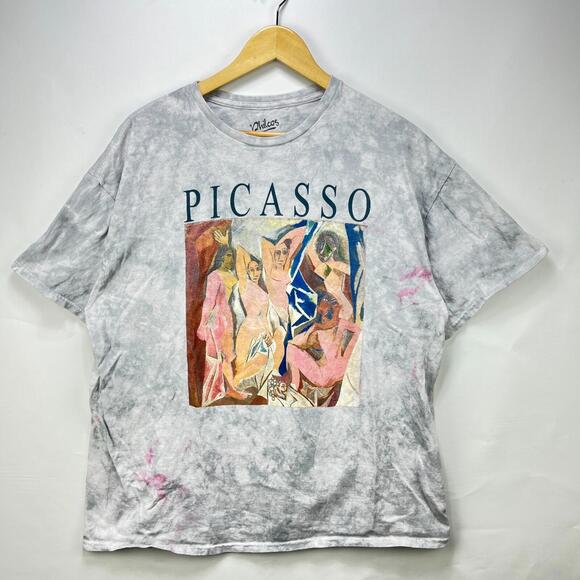 NBA Other - Vintage Y2K Picasso Naked Women Art Tie-Dye T-Shirt Large